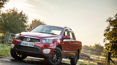 SsangYong Musso - front three quarter