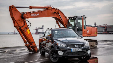 SsangYong Musso - front three quarter