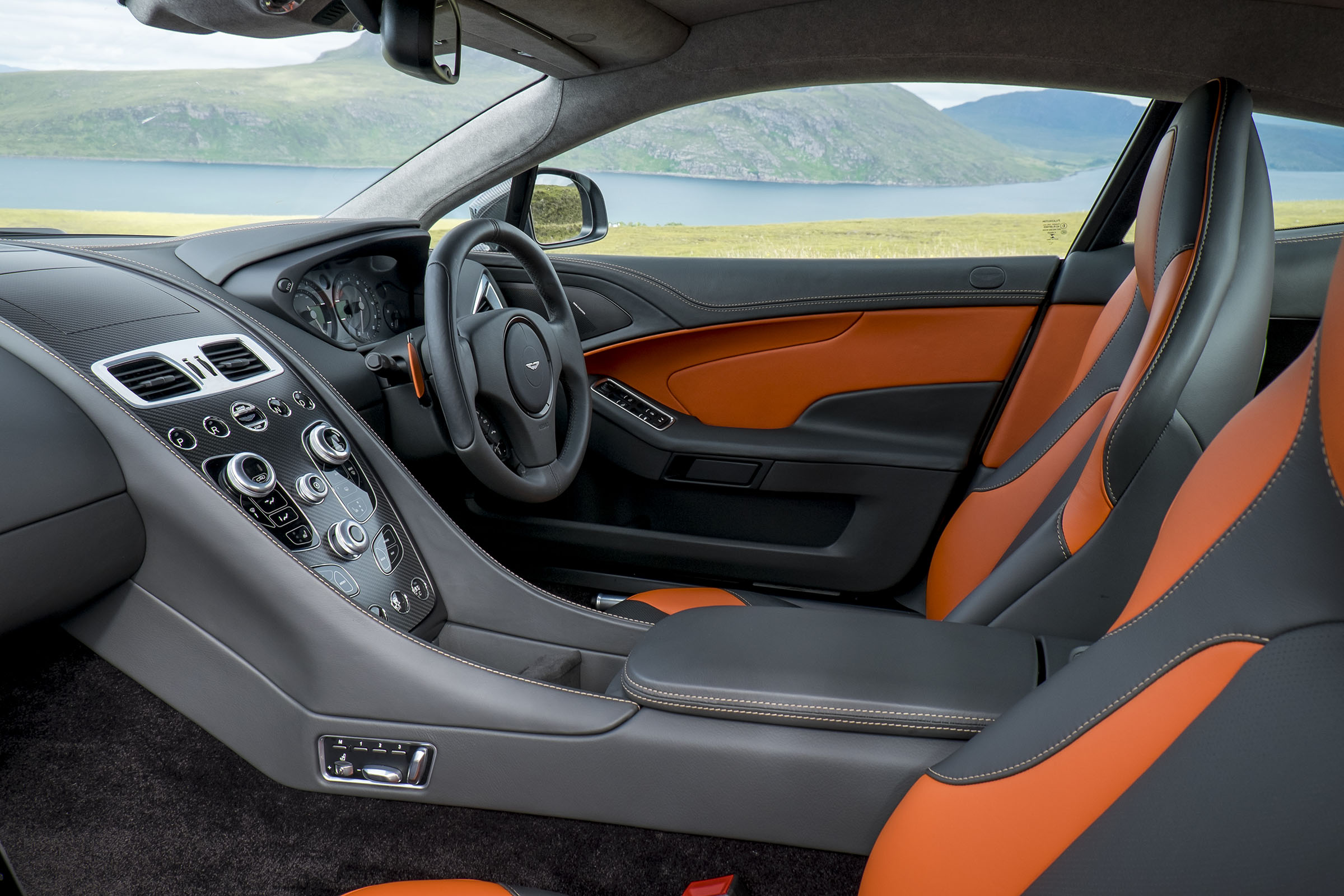 Aston Martin Vanquish interior - Footballers' cars
