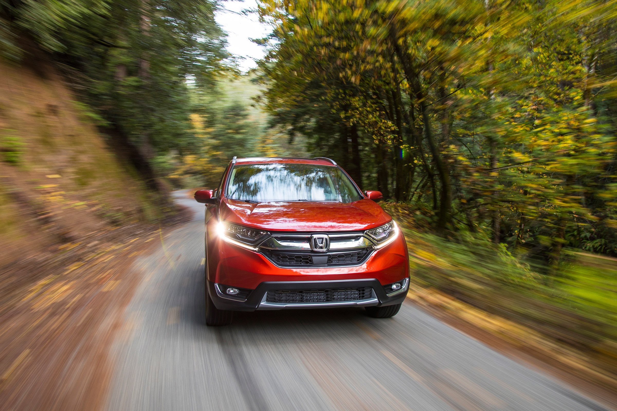 New Honda CR-V - front tracking