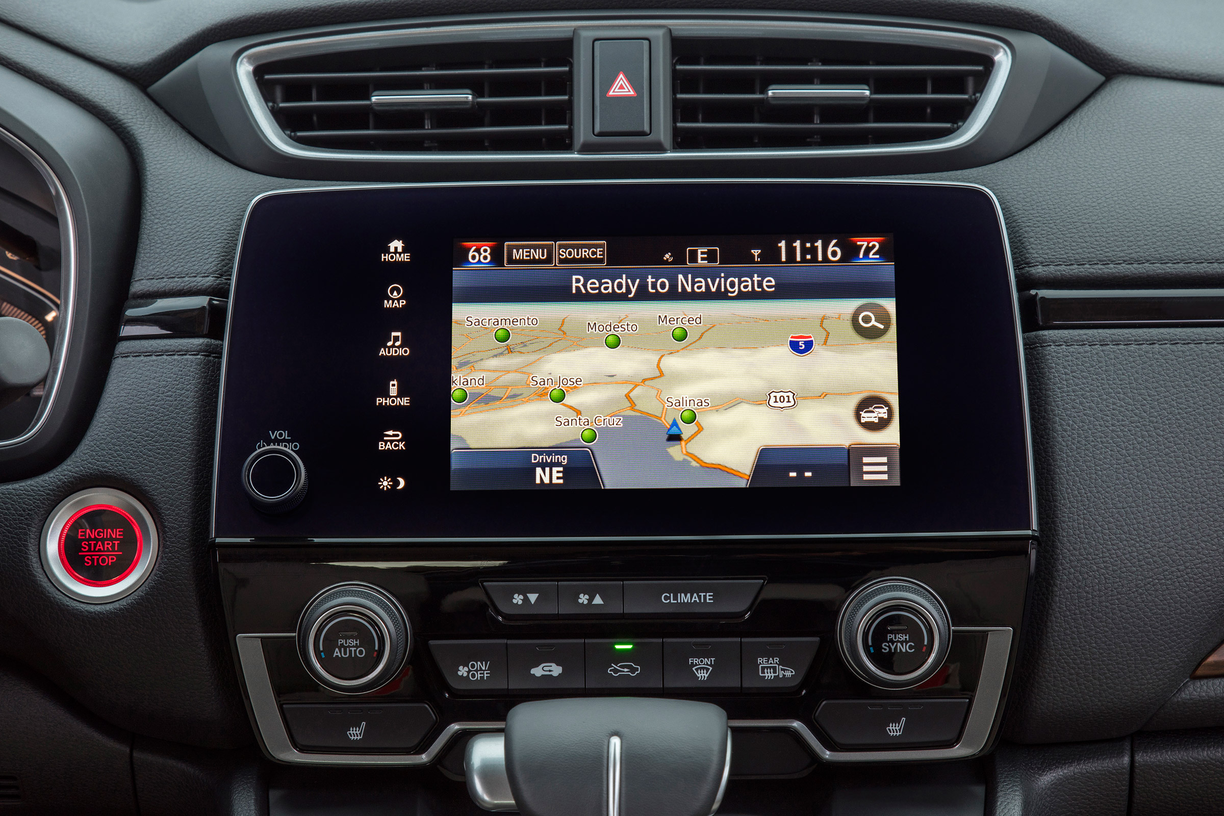 New Honda CR-V - sat-nav