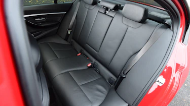 BMW 340i - rear seats