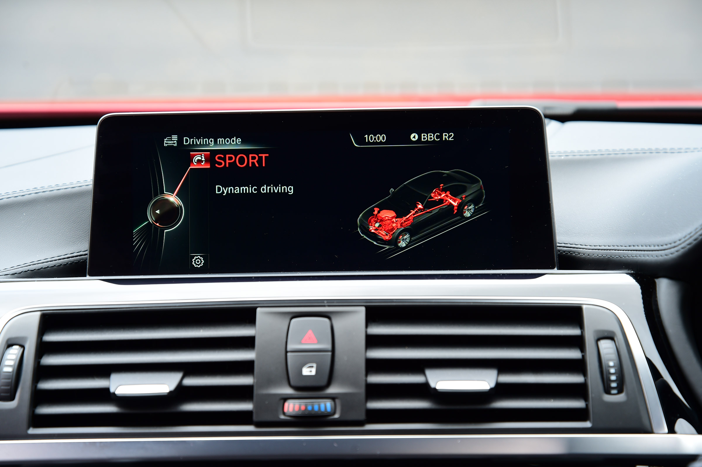 BMW 340i - infotainment screen