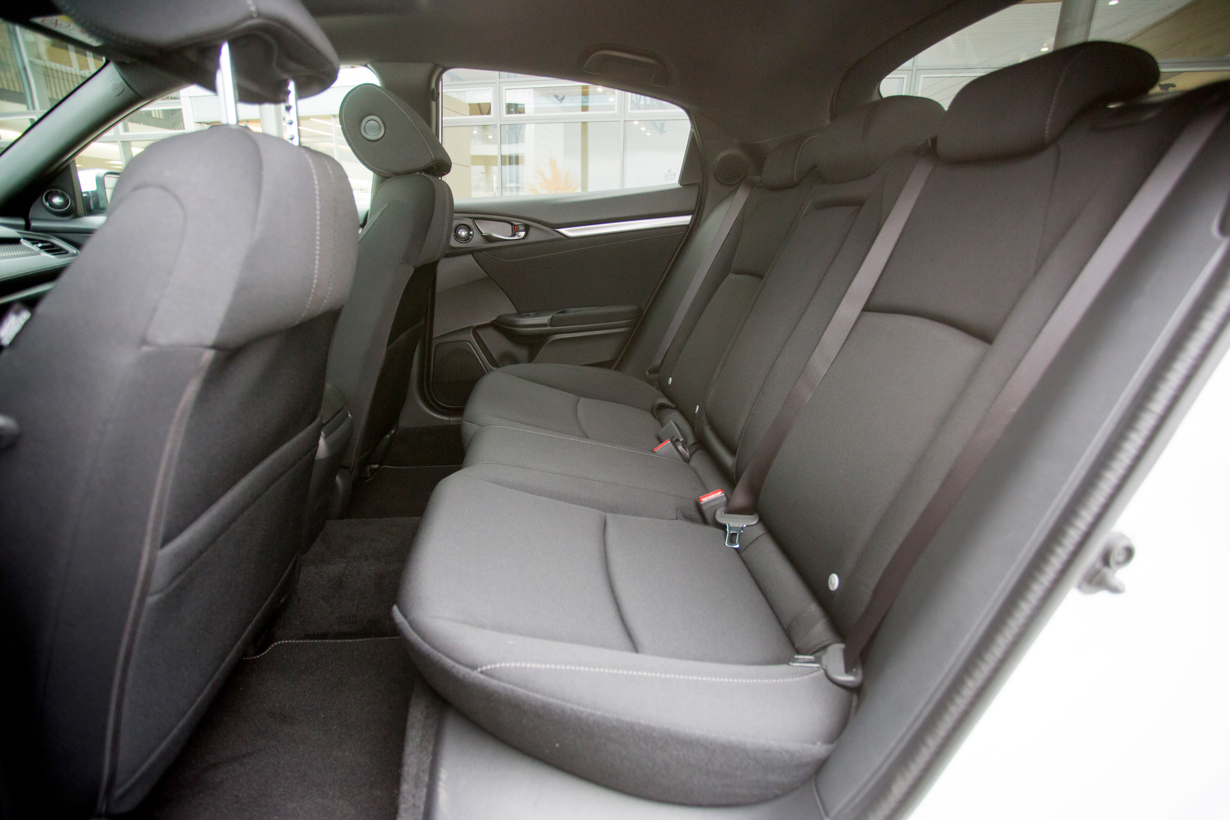 Honda Civic 2016 prototype - rear seats