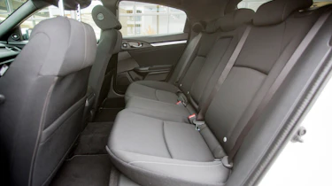 Honda Civic 2016 prototype - rear seats