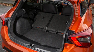 New Nissan Micra - boot with seats down