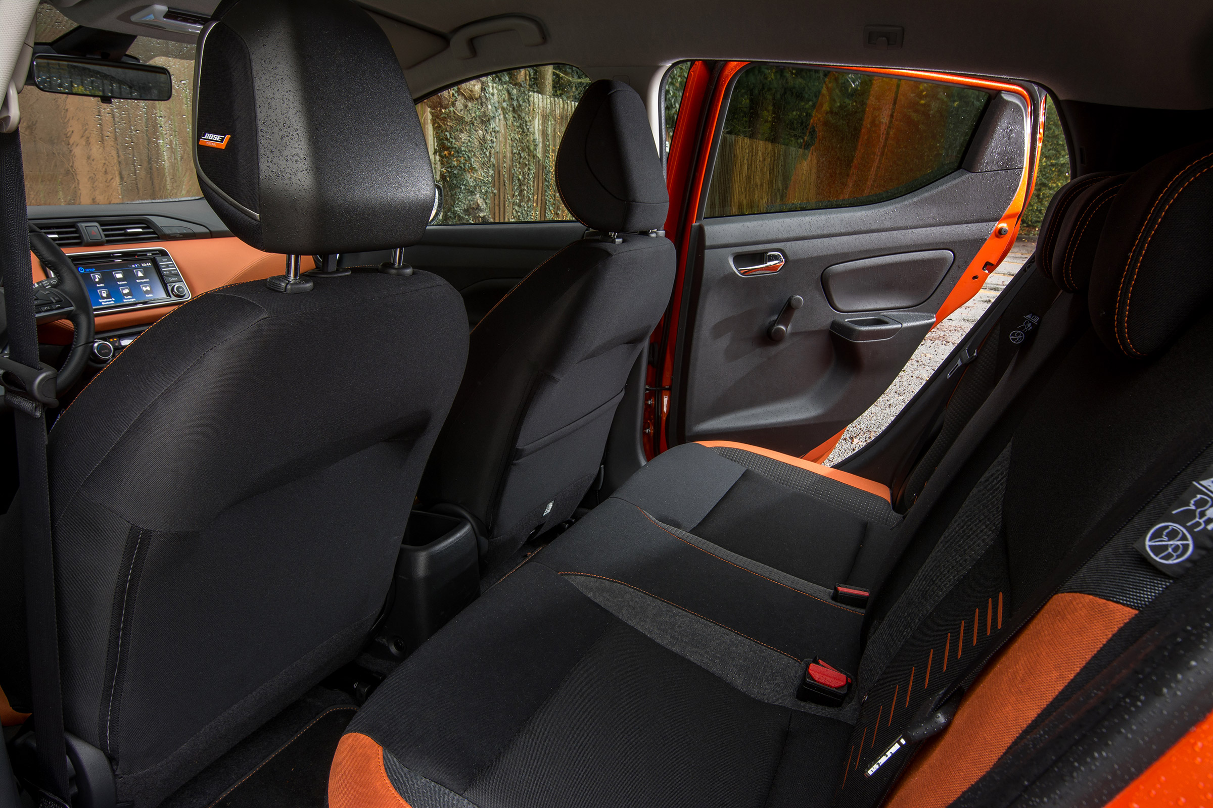 New Nissan Micra - rear seats