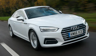 Audi A5 Coupe 2.0 TDI - front action