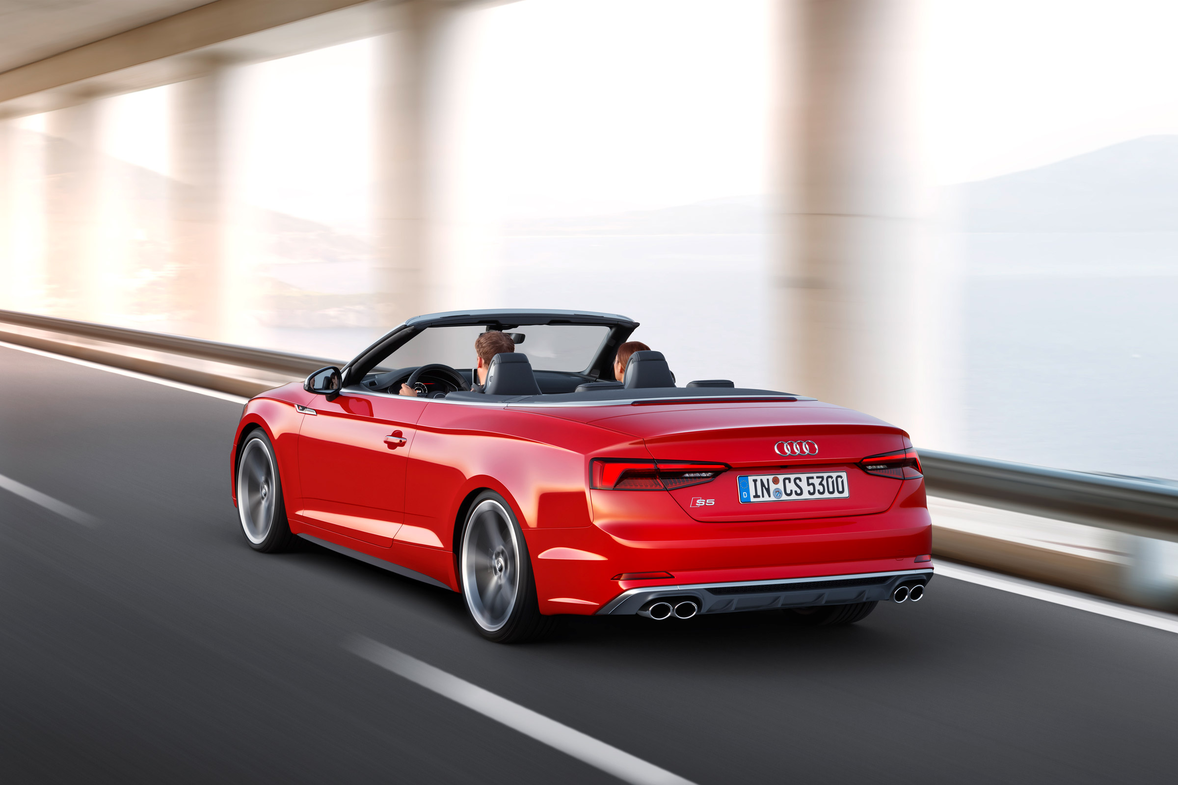 New Audi S5 Cabriolet 2017 driving