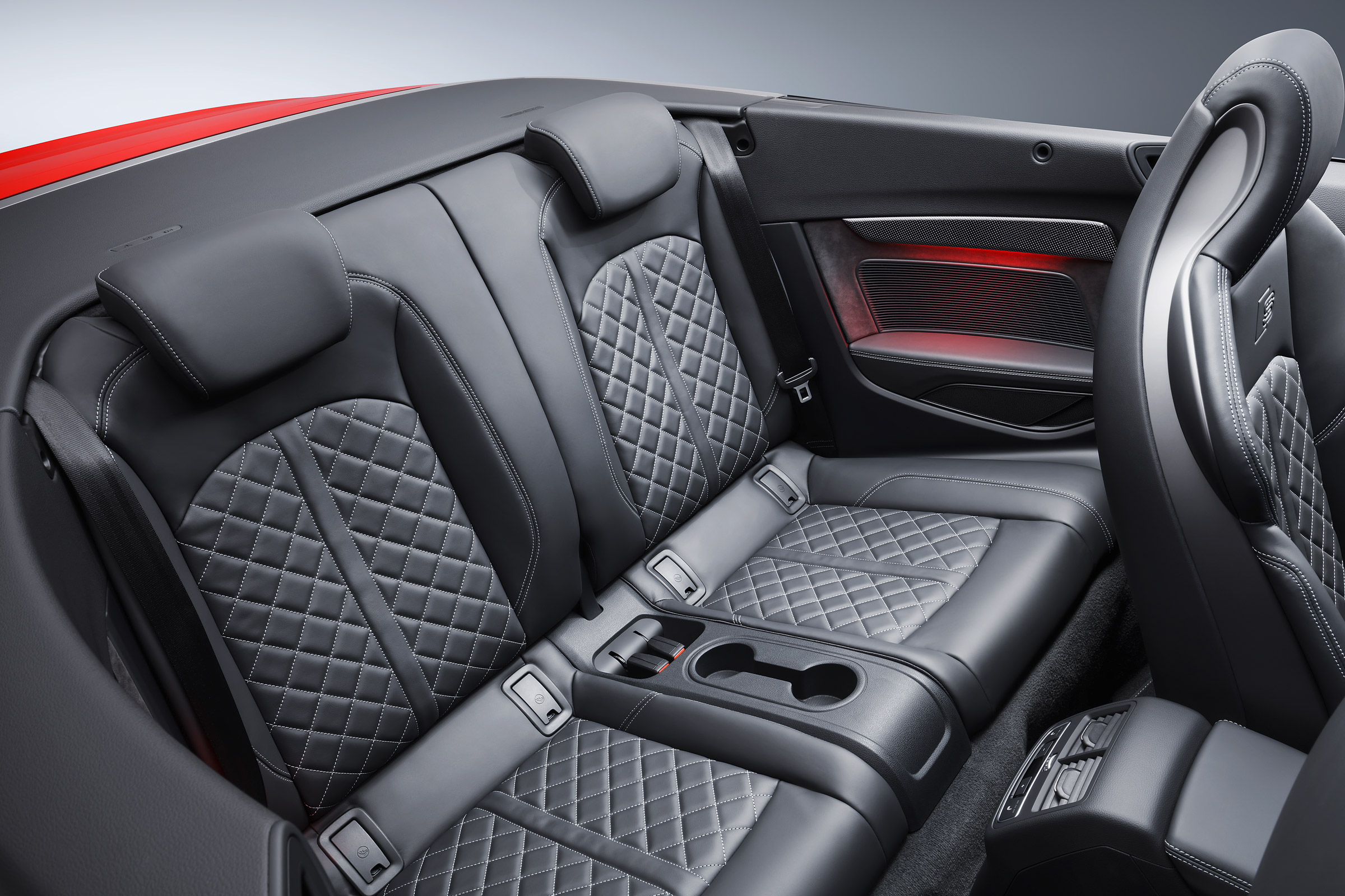 New Audi S5 Cabriolet 2017 rear seats