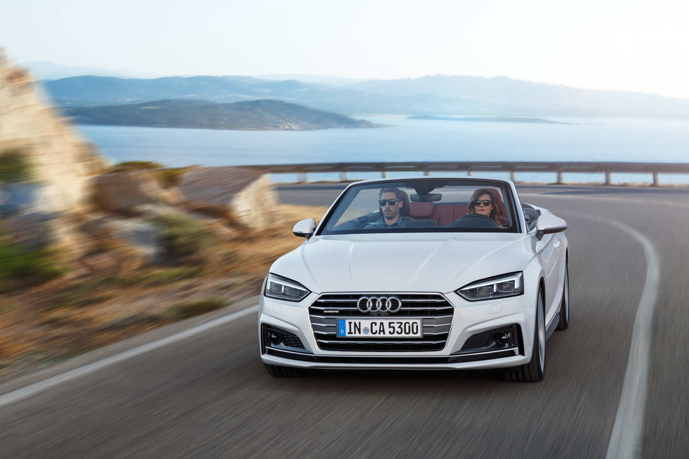 New Audi A5 Cabriolet 2017 driving