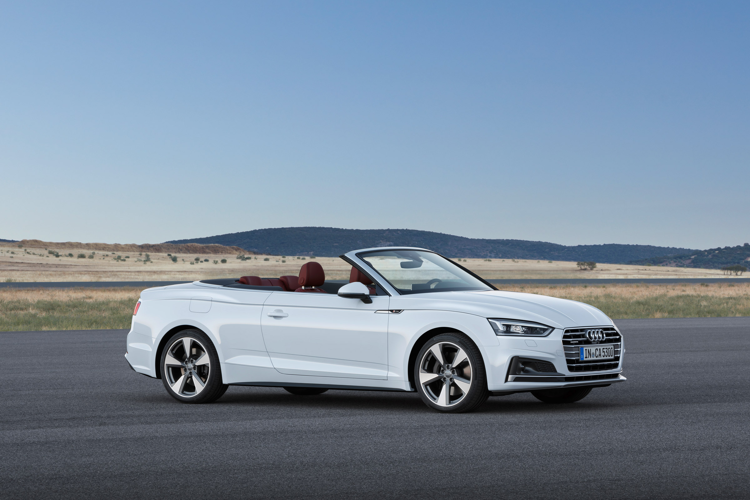 New Audi A5 Cabriolet 2017 white