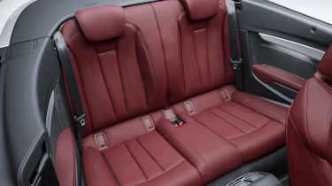 New Audi A5 Cabriolet 2017 rear seats