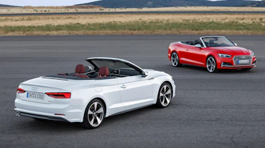 New Audi A5 Cabriolet 2017 red white