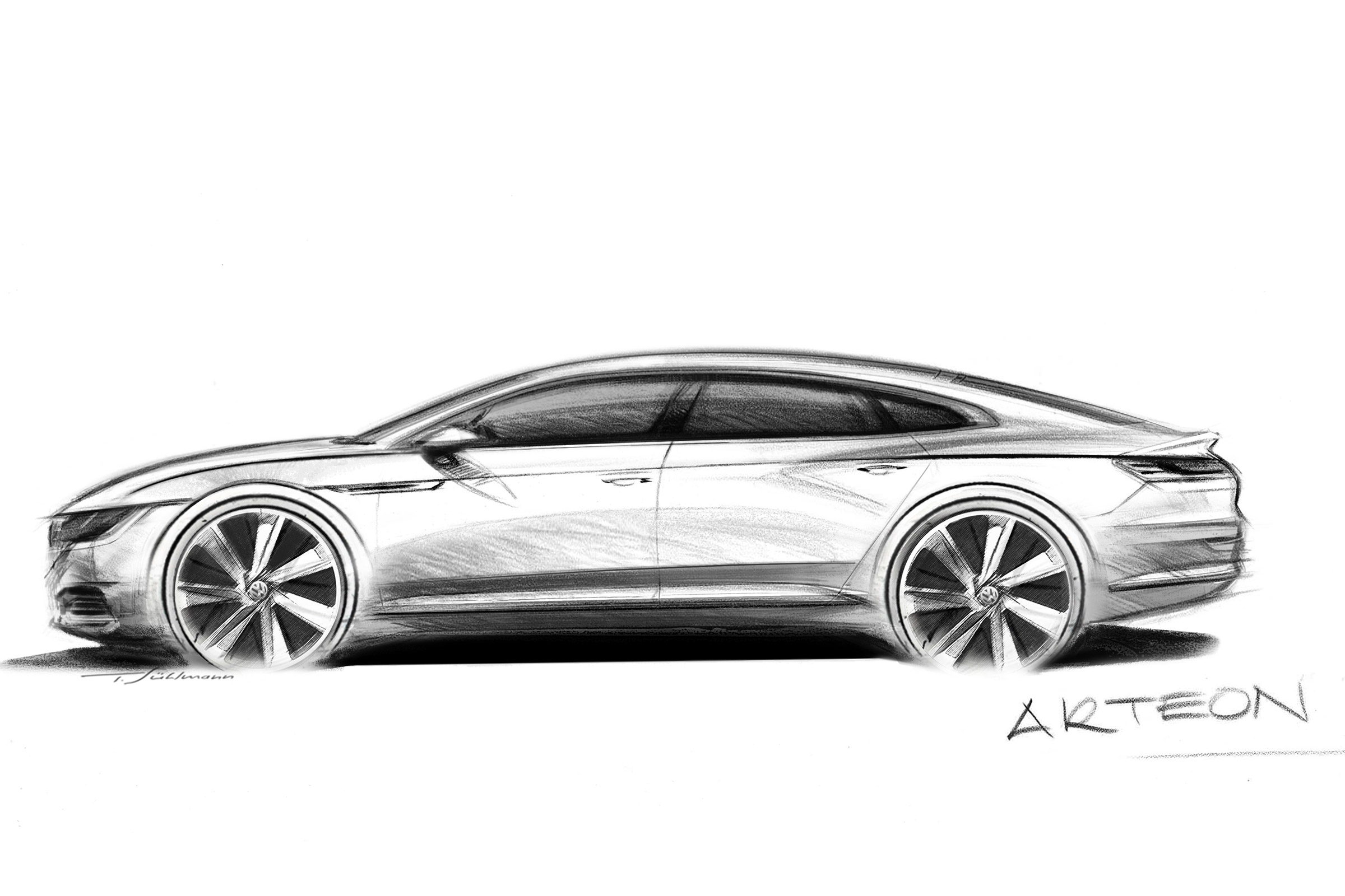 Volkswagen Arteon sketch 