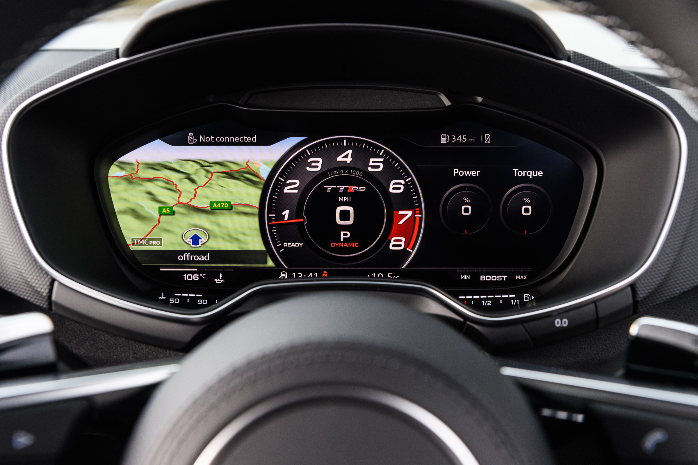 Audi TT RS 2016 - Virtual Cockpit