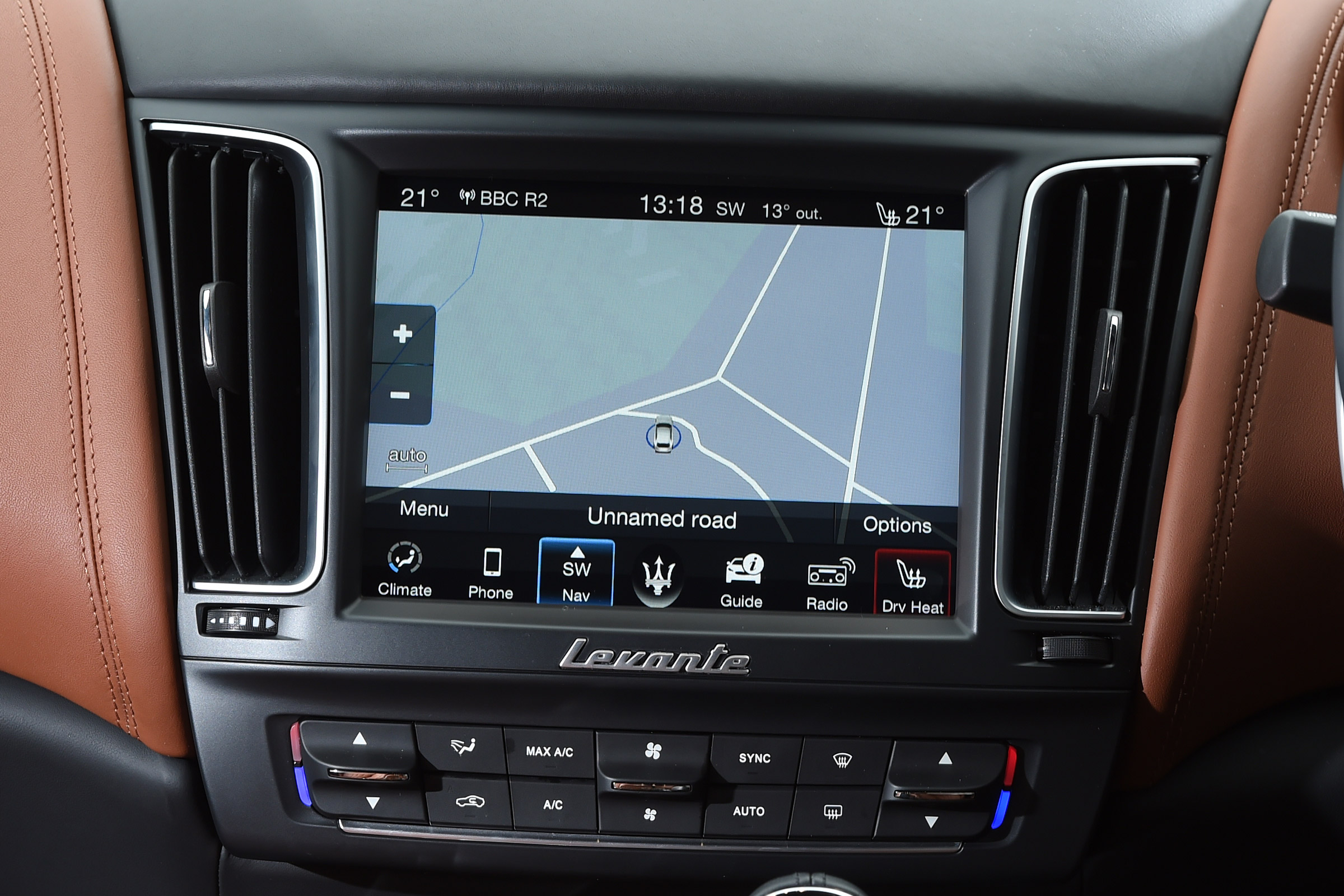 Maserati Levante - sat-nav