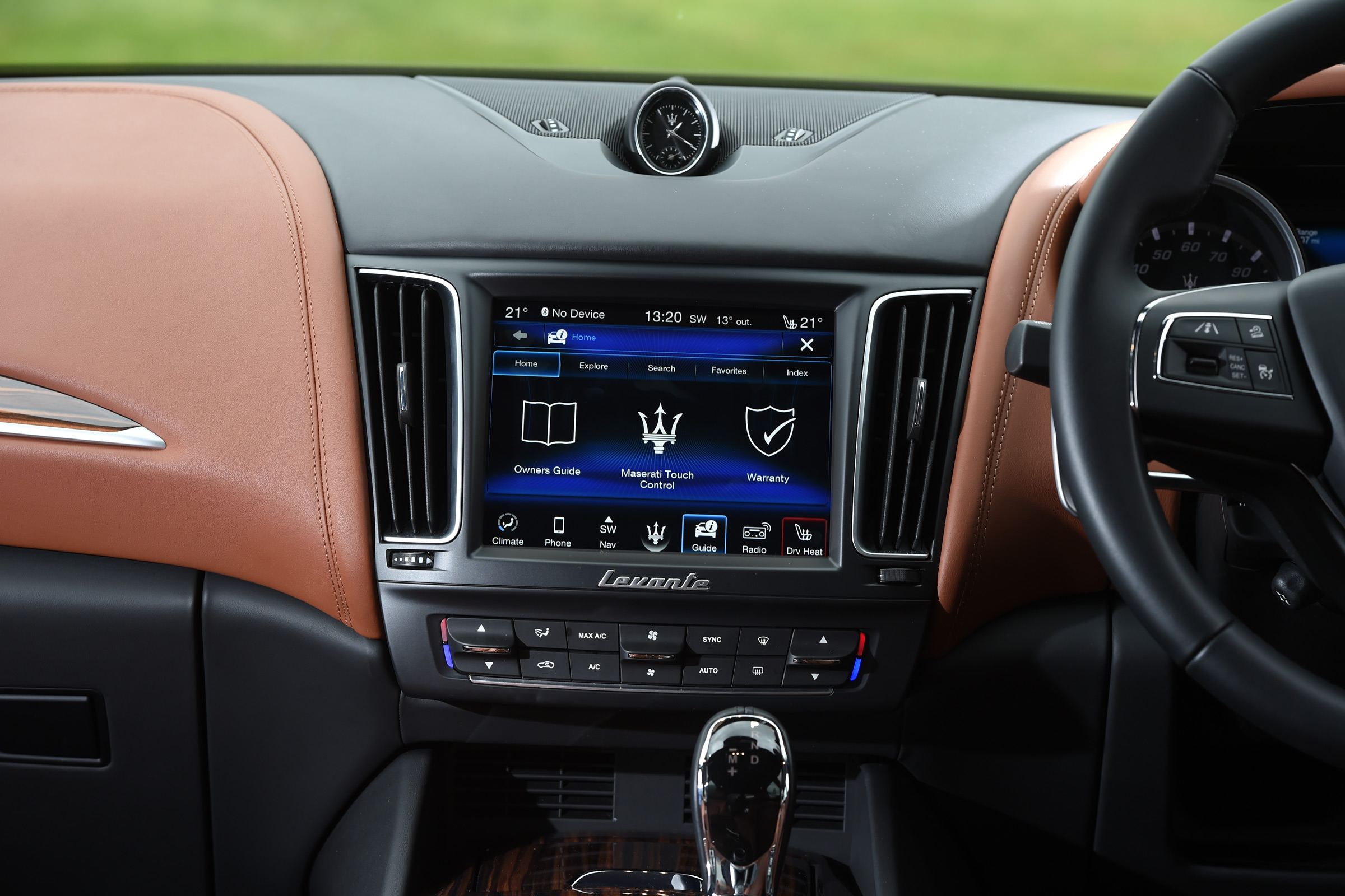 Maserati Levante - infotainment