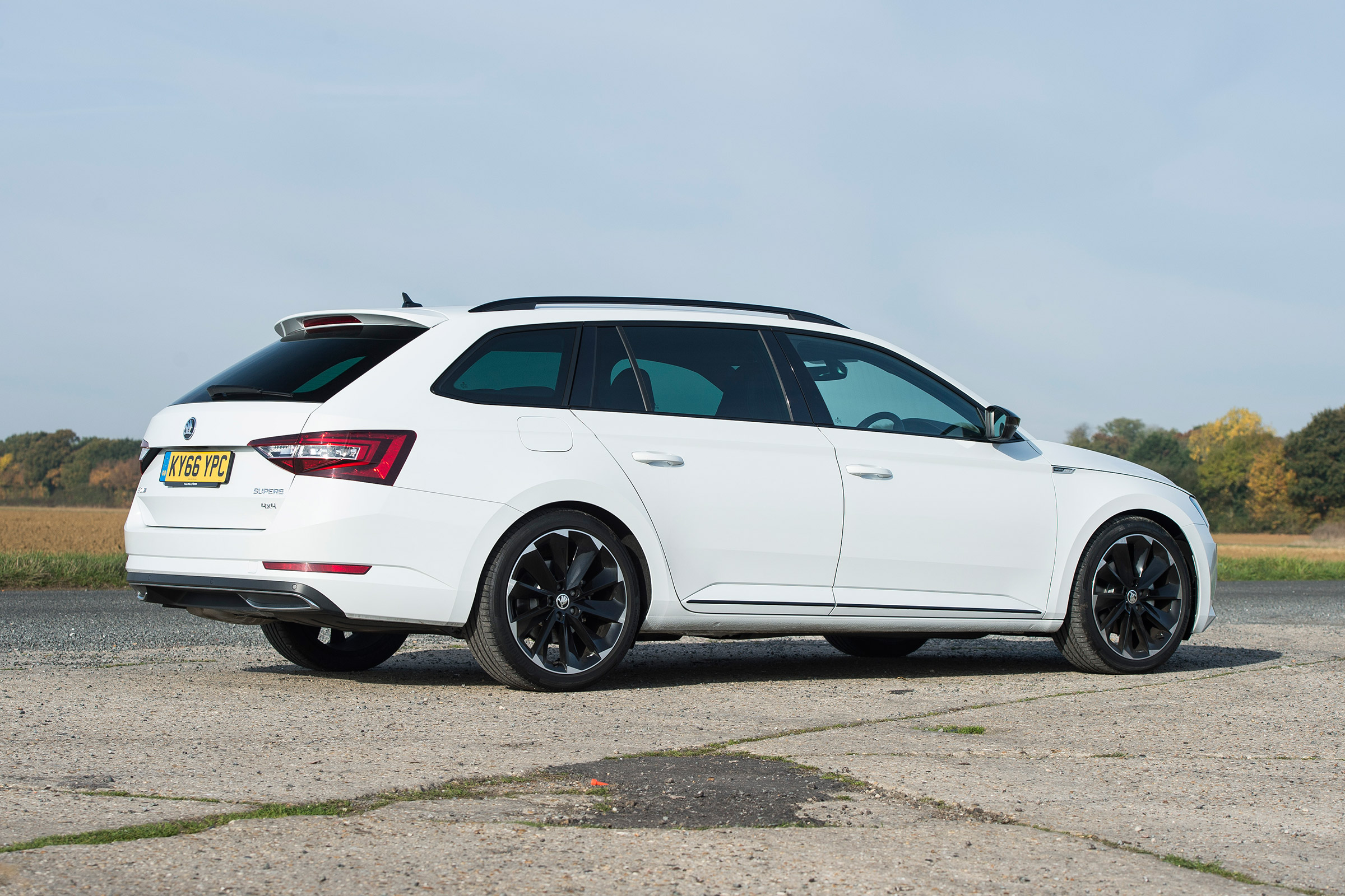 Skoda Superb Sportline Estate - rear static