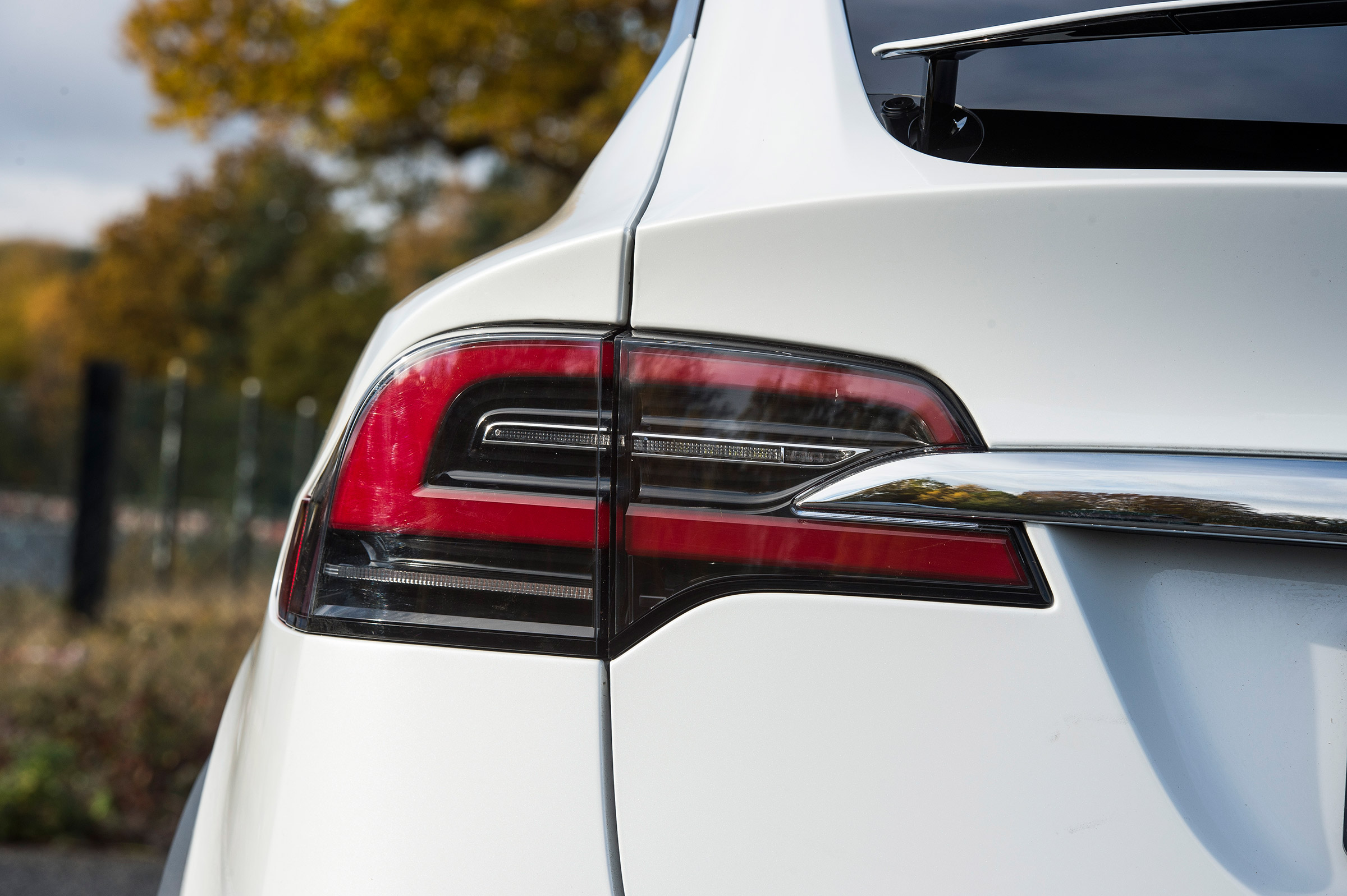 Tesla Model X - rear light detail