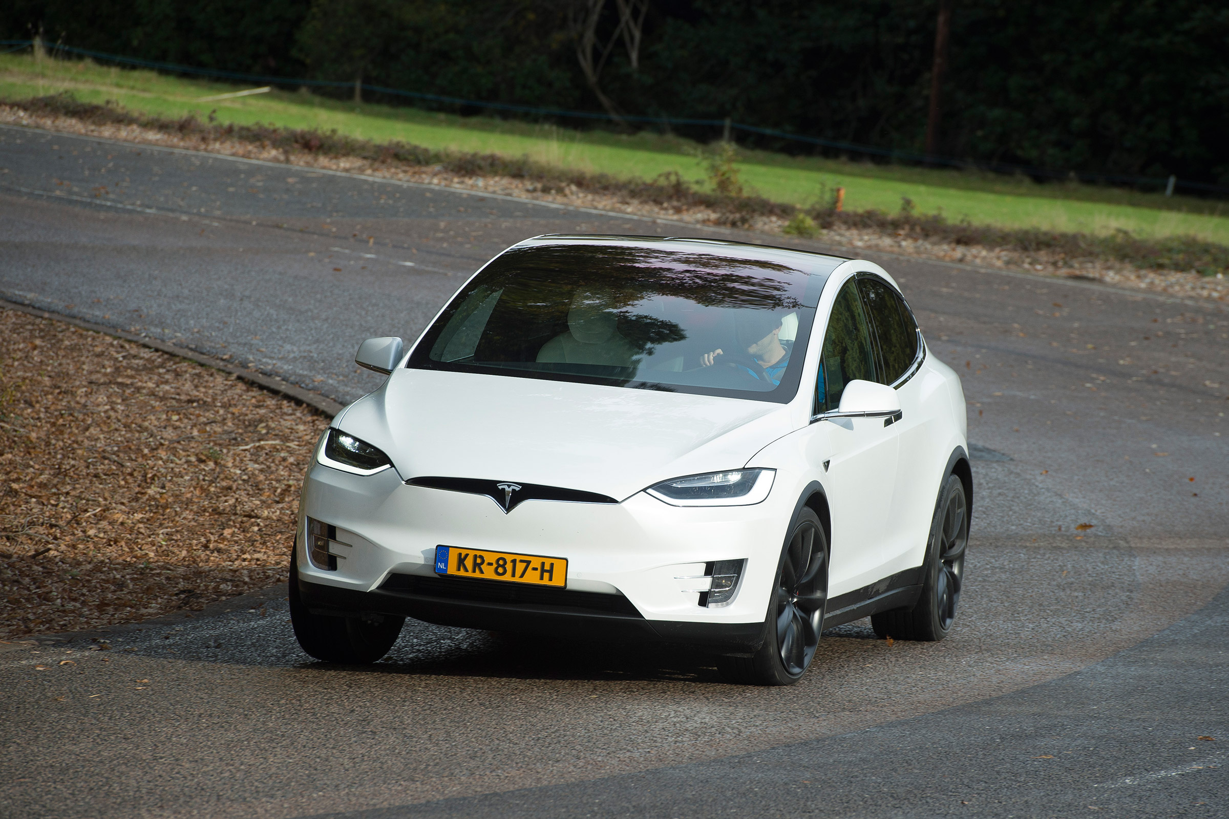 Tesla Model X - front cornering