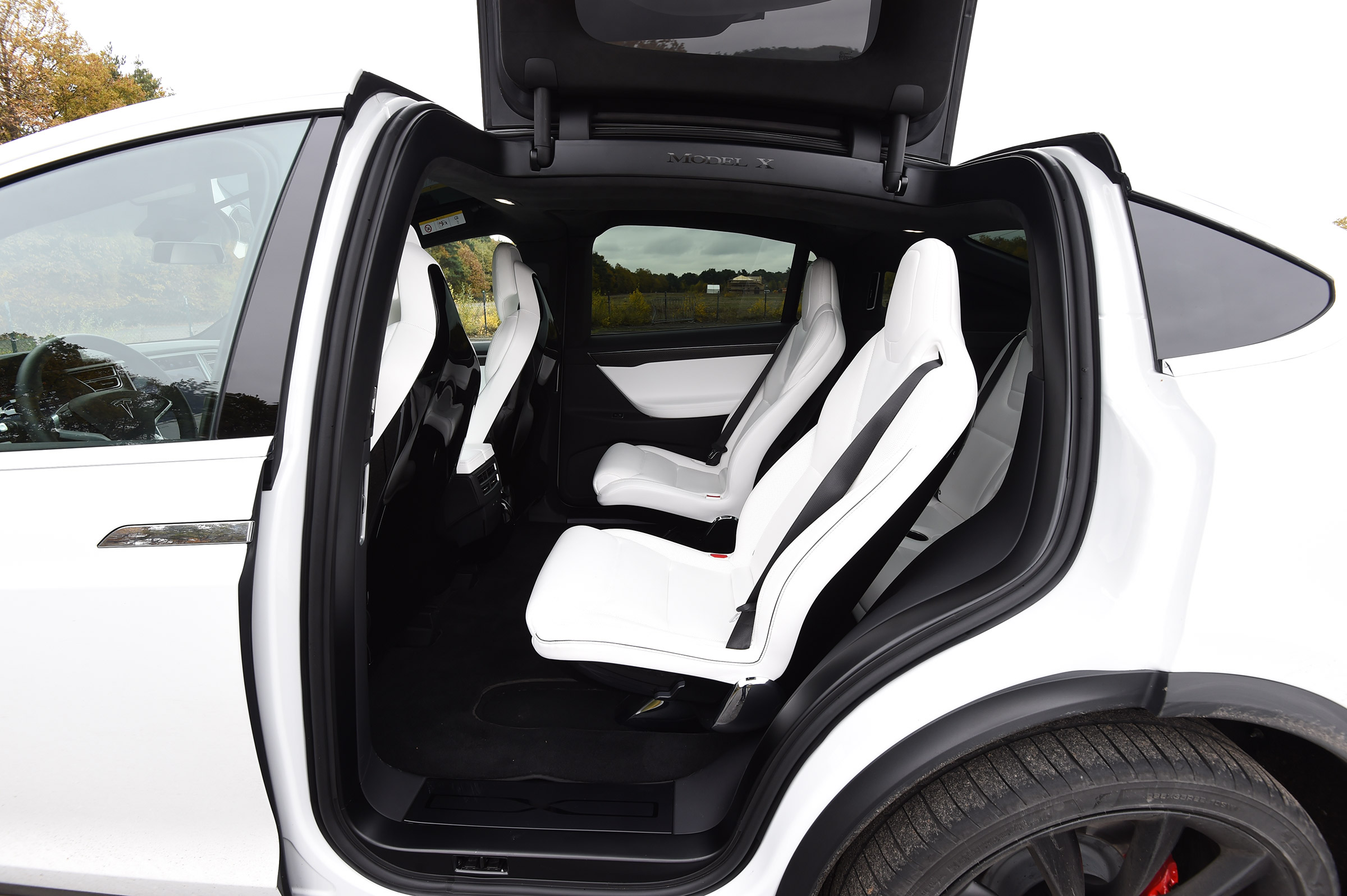 Tesla Model X - back seats