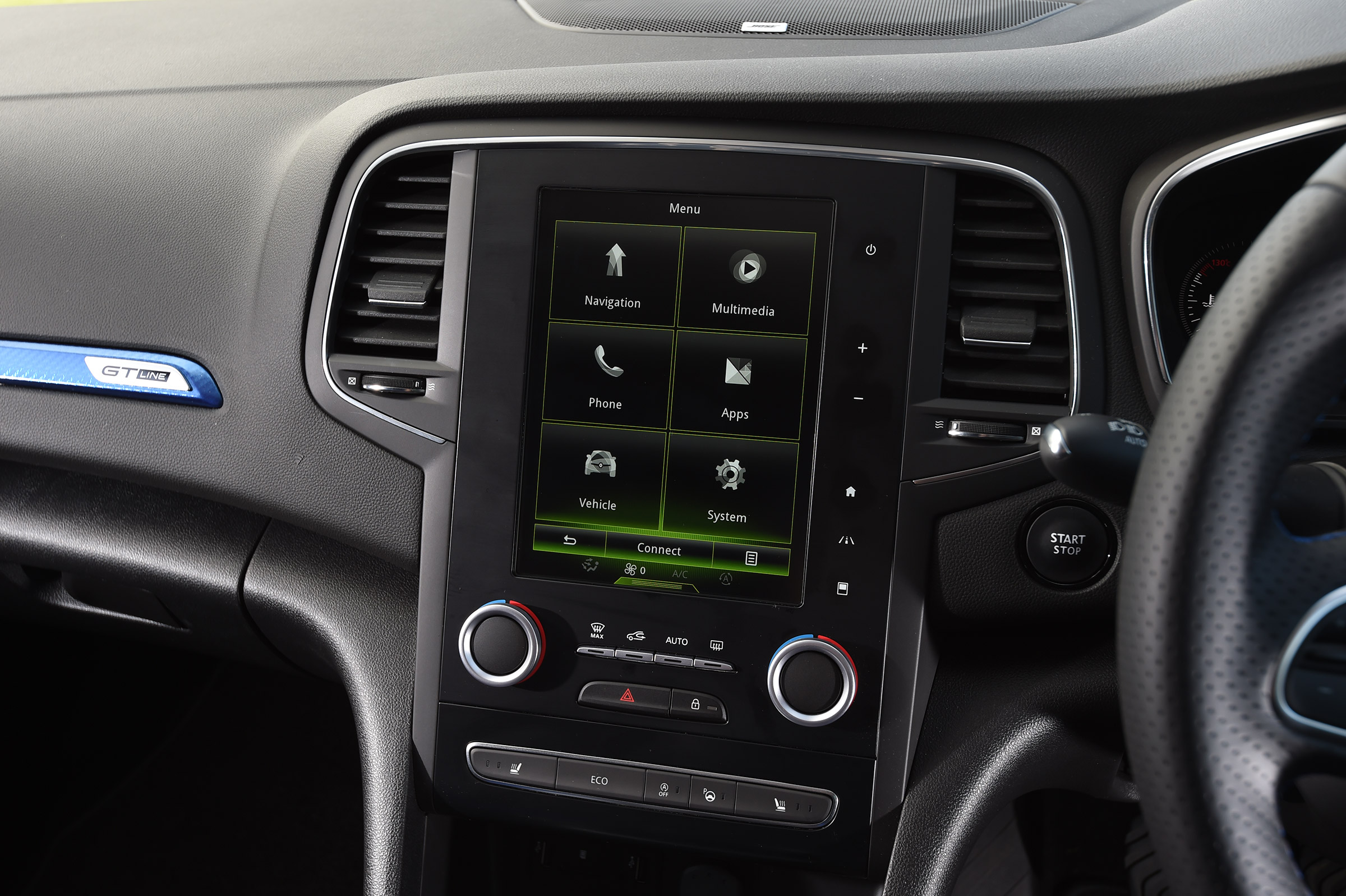 Renault Megane - infotainment screen