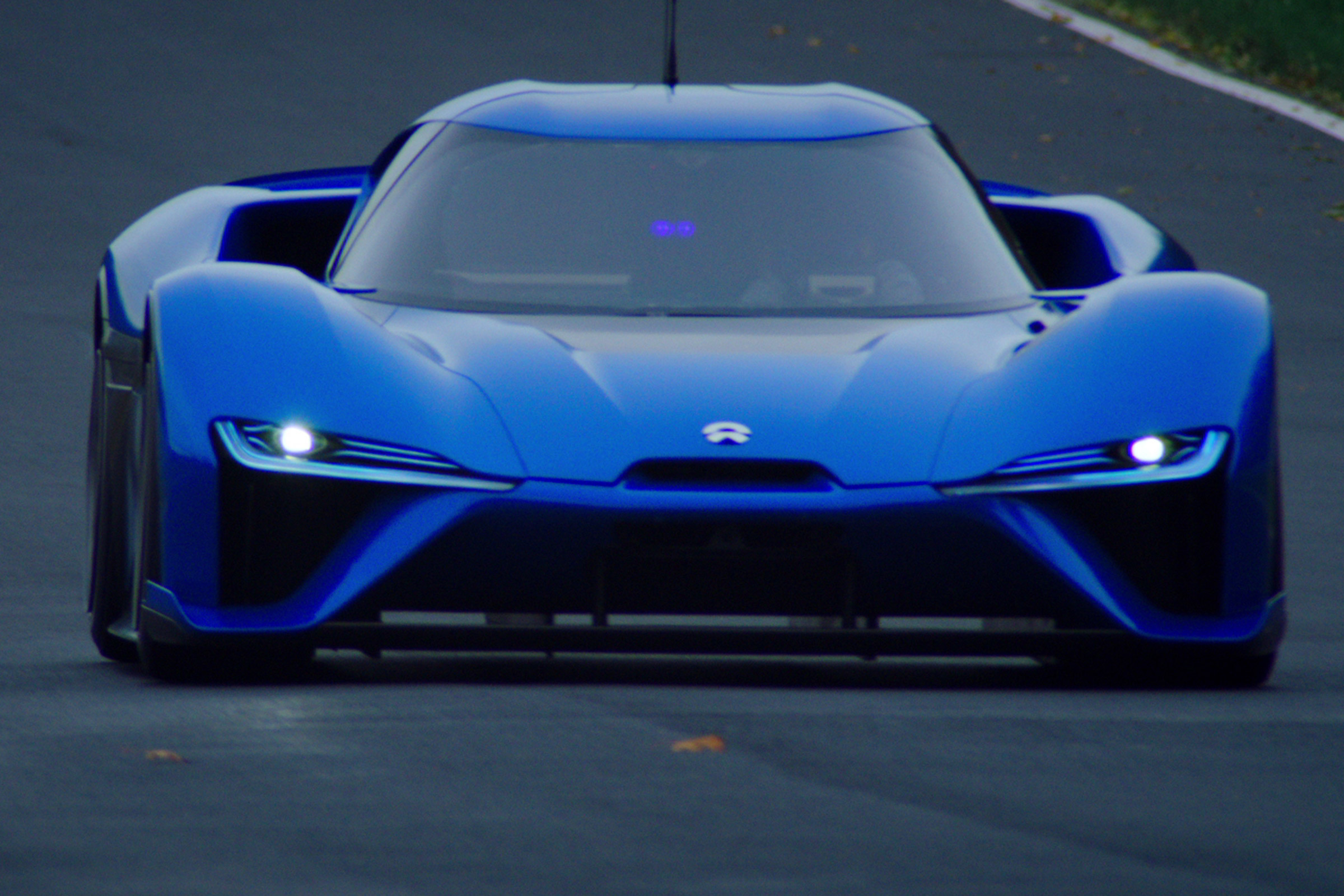 NextEV NIO EP9 electric hypercar - front Nurburgring