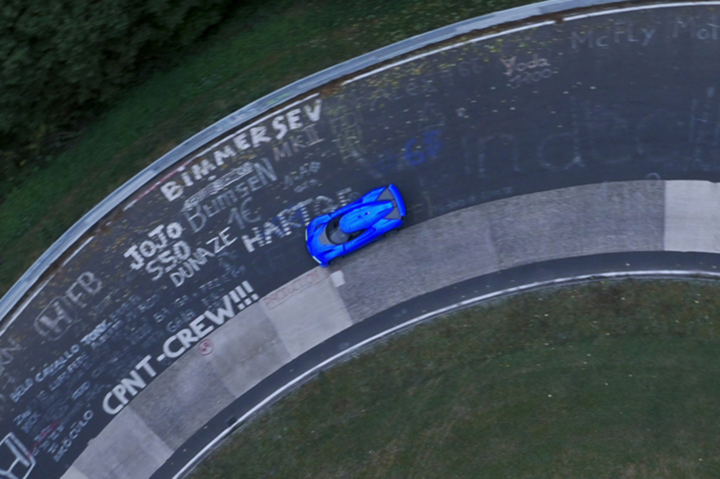 NextEV NIO EP9 electric hypercar - tracking Nurburgring