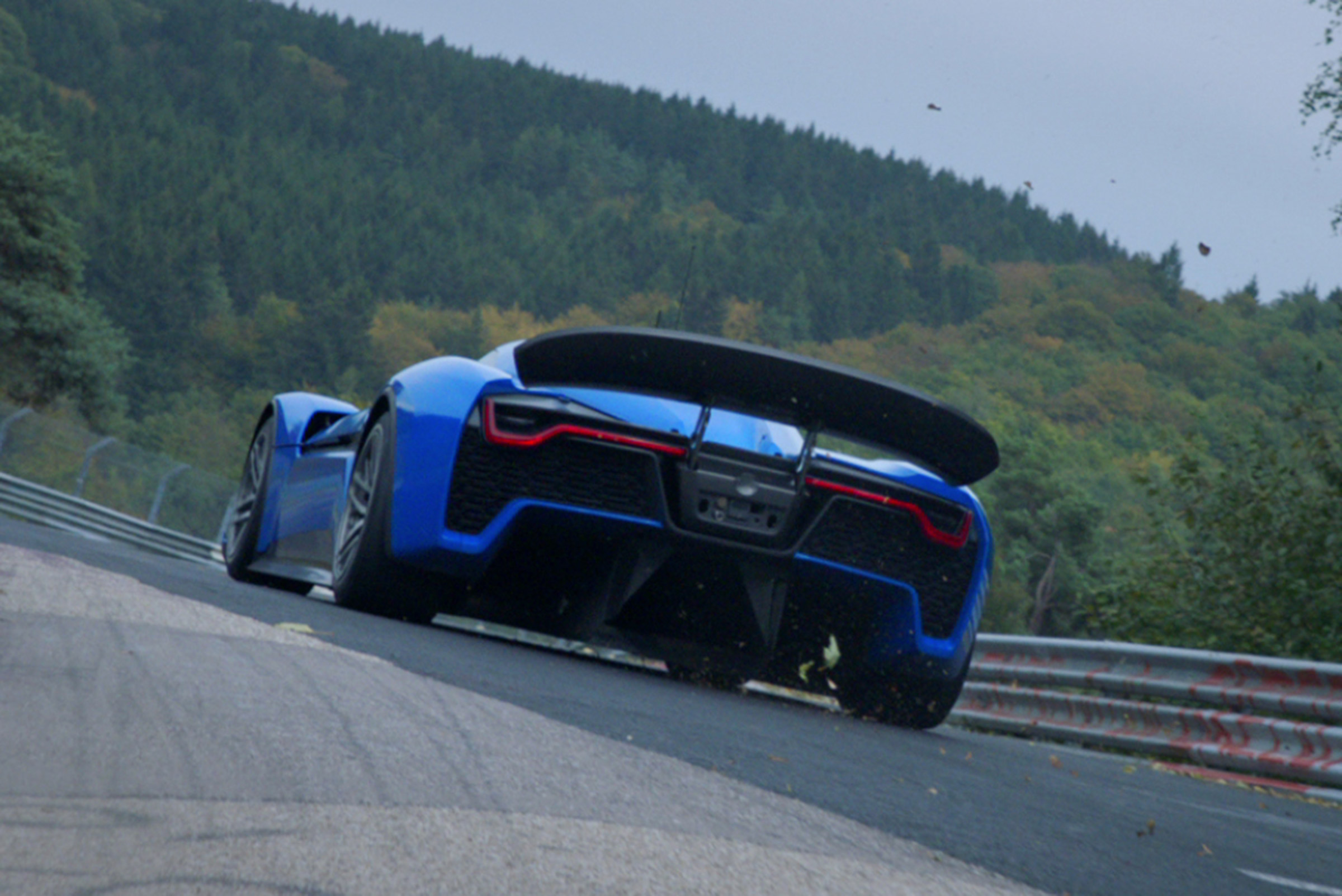 NextEV NIO EP9 electric hypercar - rear Nurburgring