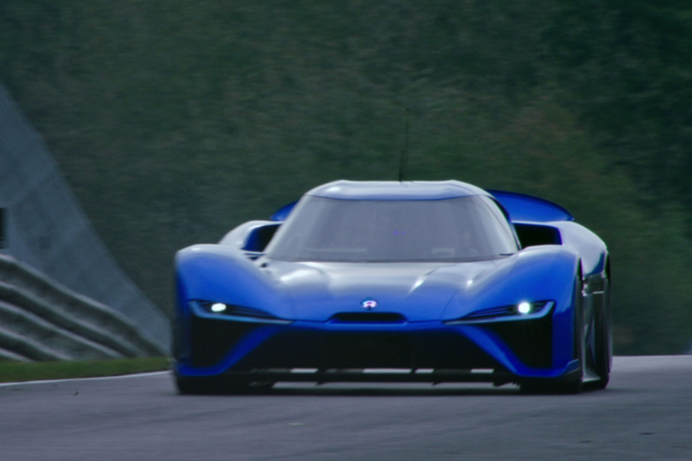 NextEV NIO EP9 electric hypercar - full front Nurburgring