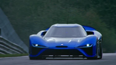 NextEV NIO EP9 electric hypercar - full front Nurburgring