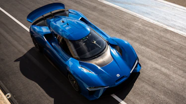 NextEV NIO EP9 electric hypercar - above Paul Ricard
