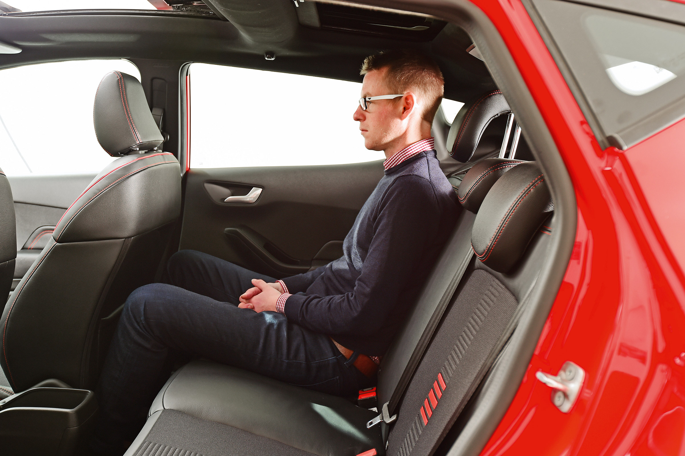 New 2017 Ford Fiesta - studio rear seats