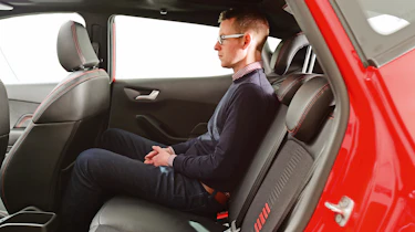 New 2017 Ford Fiesta - studio rear seats
