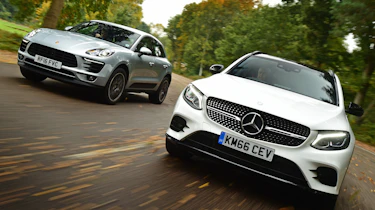 Mercedes GLC 43 vs Porsche Macan S - header