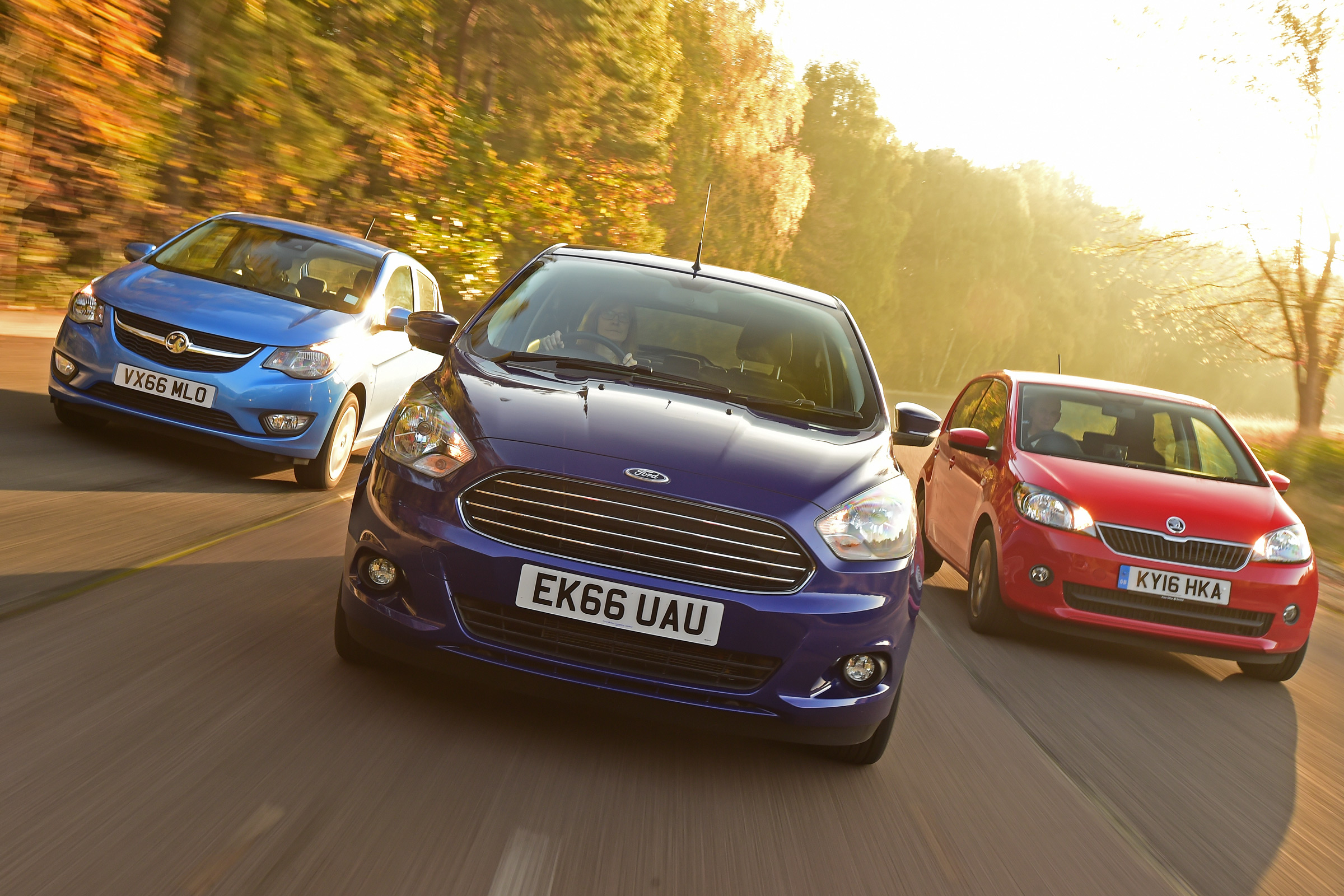 Ford Ka+ vs Vauxhall Viva vs Skoda Citigo