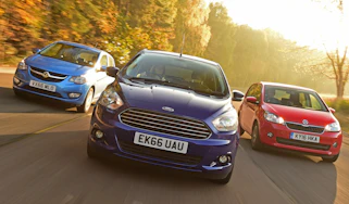 Ford Ka+ vs Vauxhall Viva vs Skoda Citigo