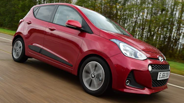 Hyundai i10 facelift 2017 - front tracking 2