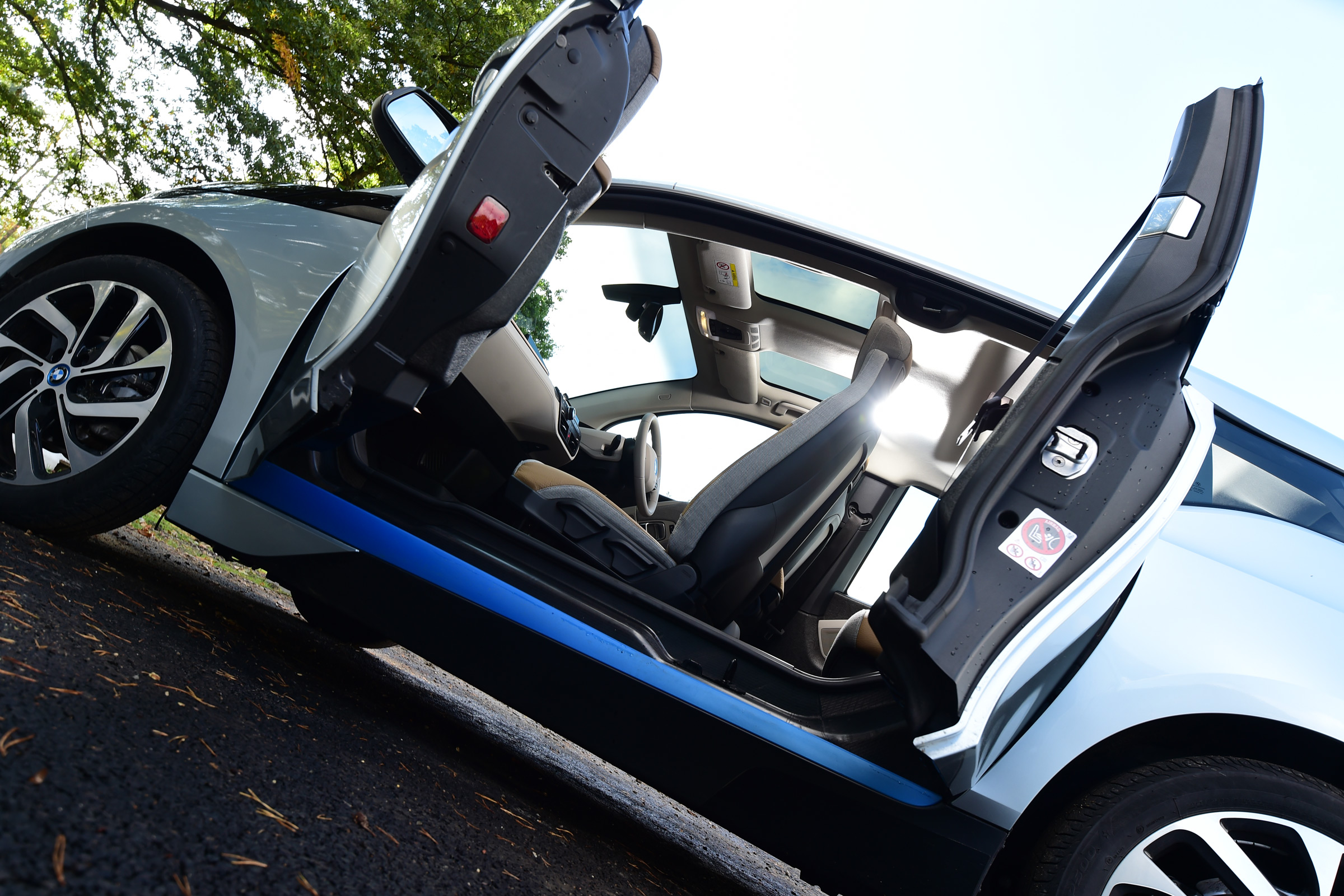 Long-term test review: BMW i3 REx doors open