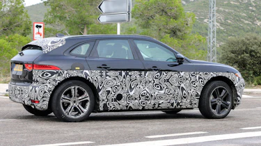 Jaguar E-Pace mule
