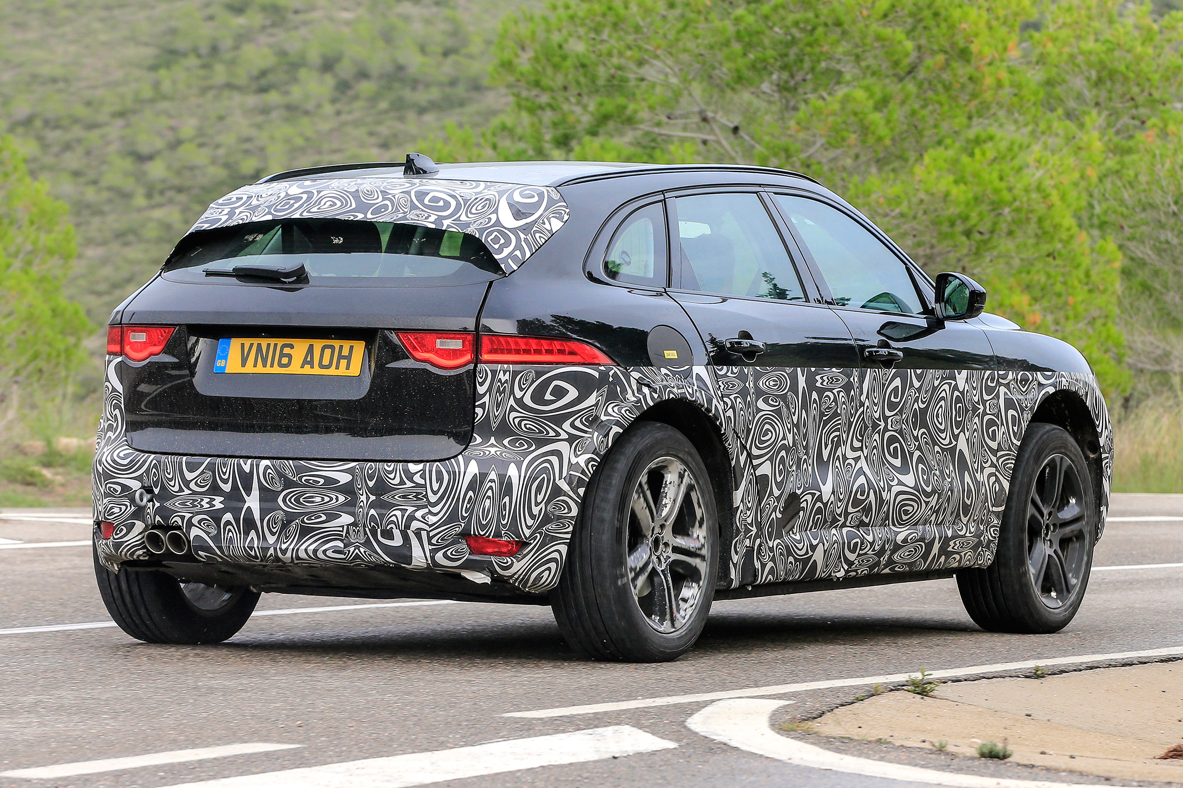 Jaguar E-Pace mule