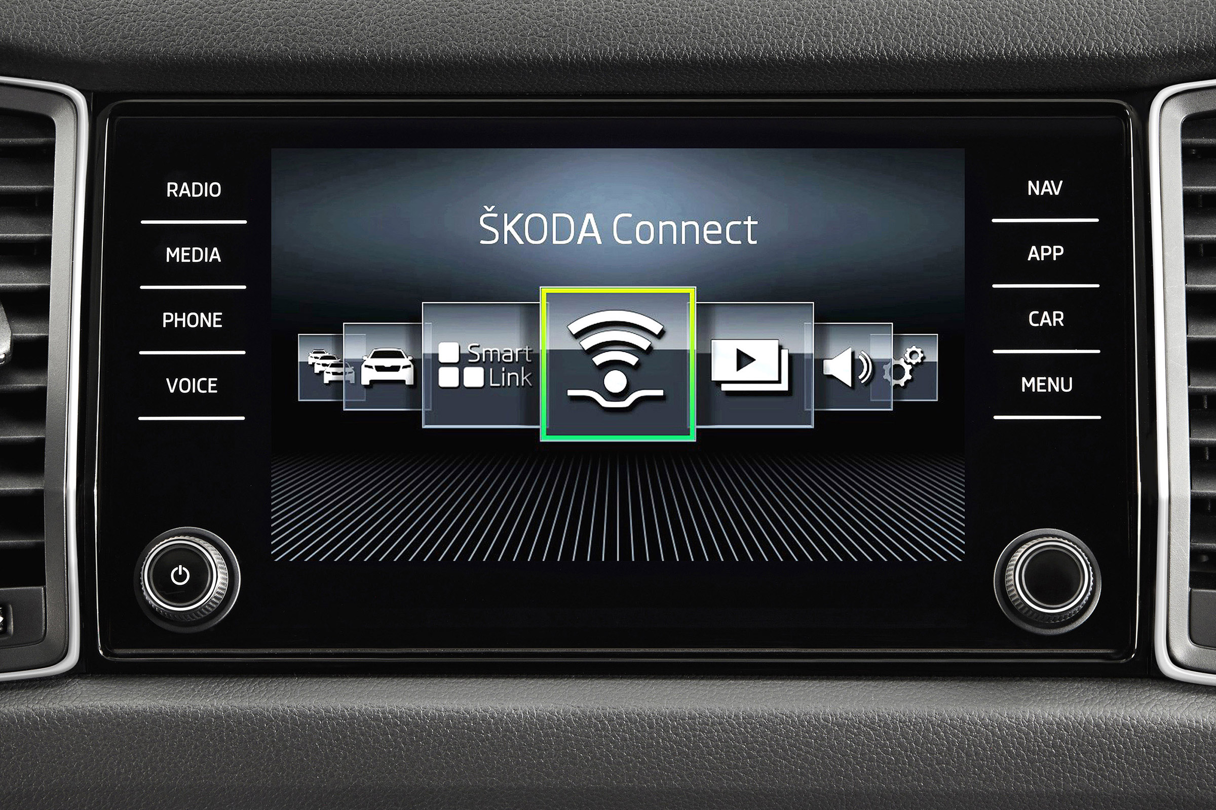 Skoda Kodiaq 1.4 TSI - infotainment