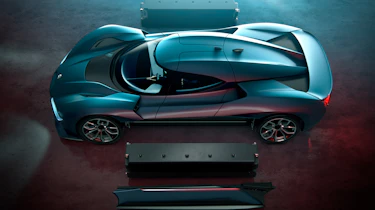 NextEV NIO EP9 electric hypercar - batteries