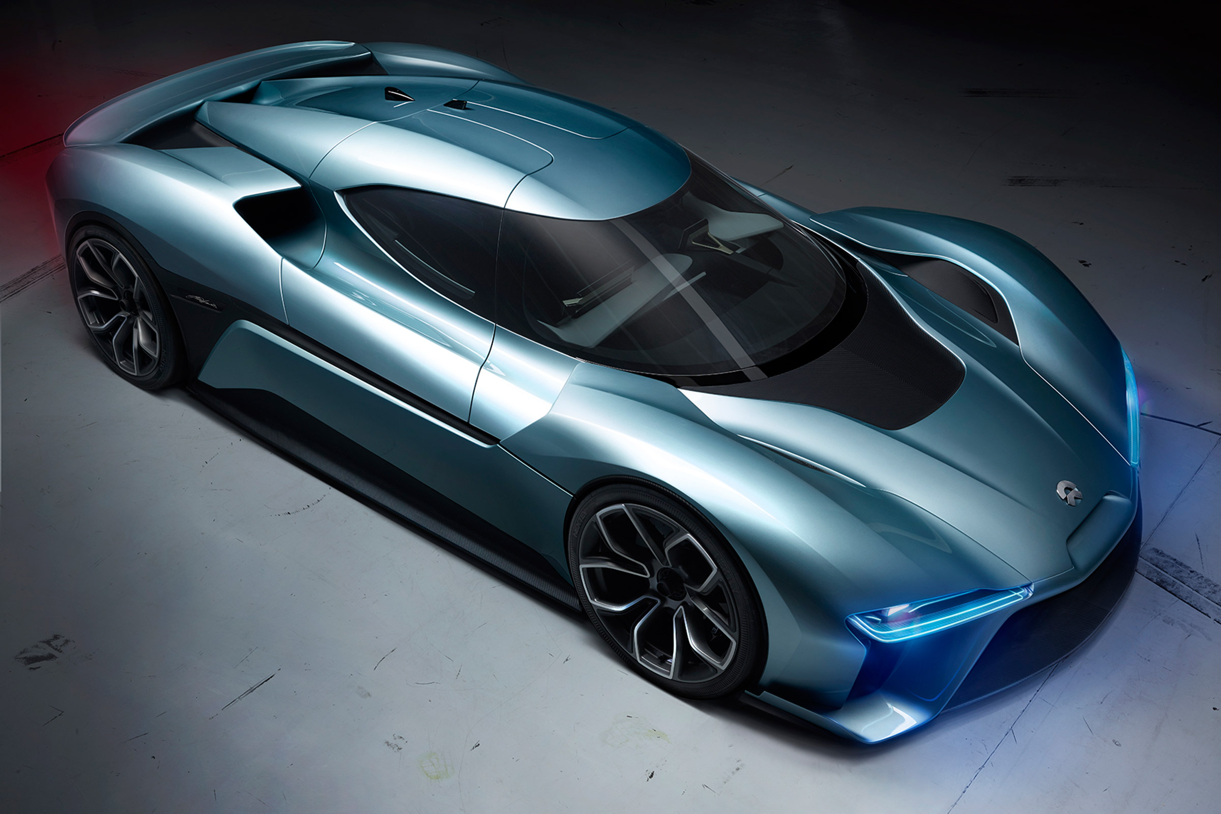 NextEV NIO EP9 electric hypercar - above