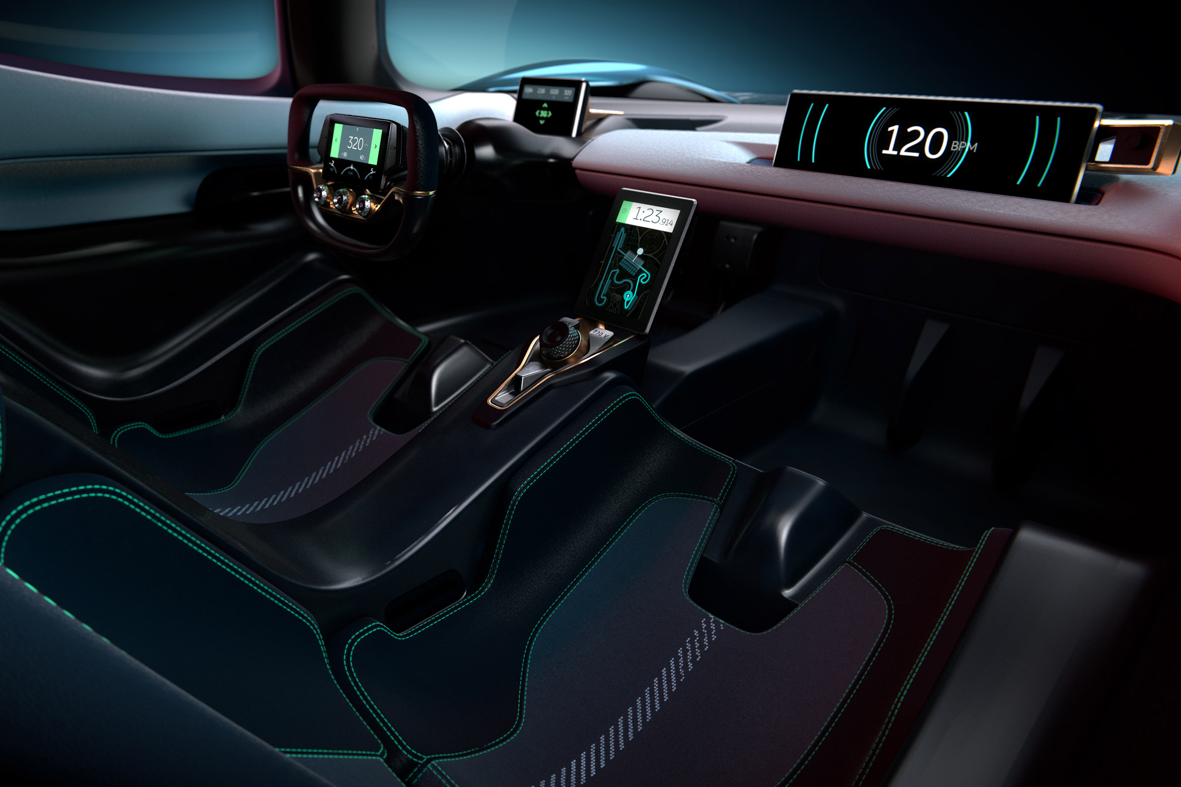 NextEV NIO EP9 electric hypercar - interior