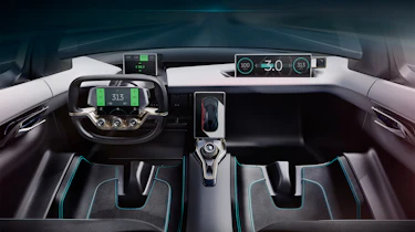 NextEV NIO EP9 electric hypercar - dash