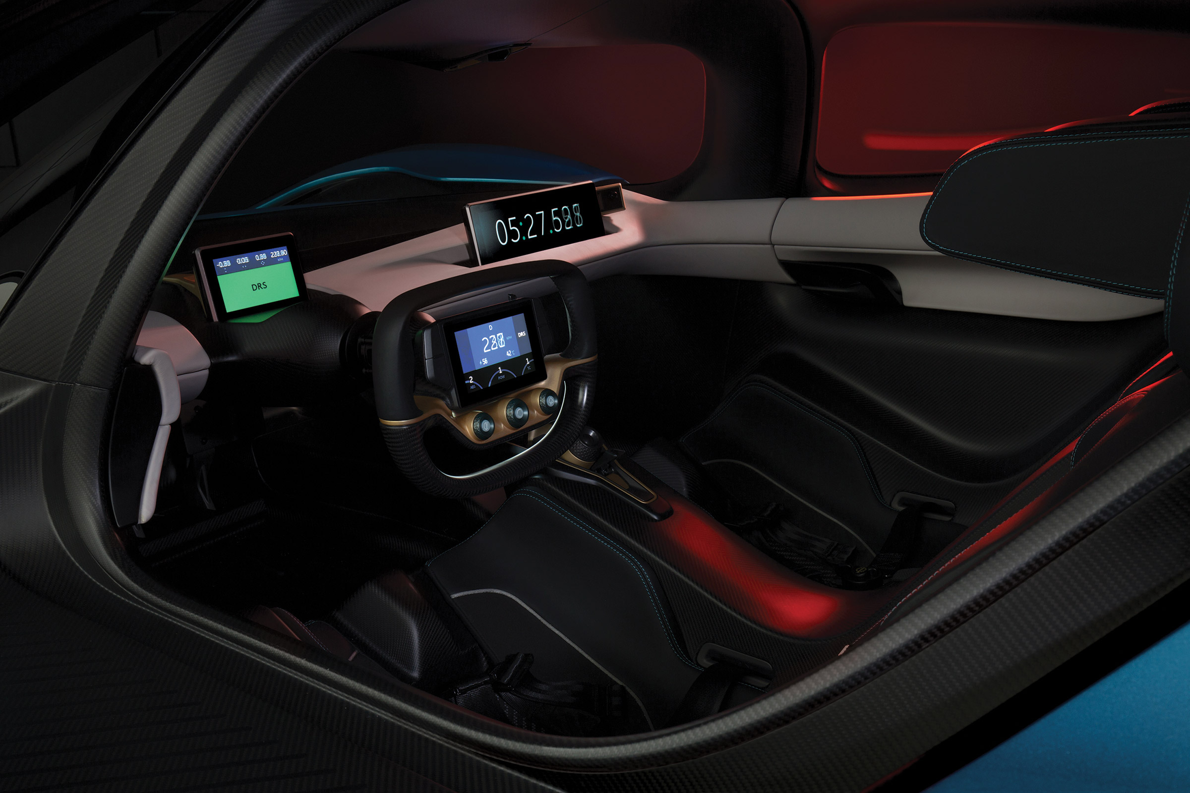 NextEV NIO EP9 electric hypercar - inside