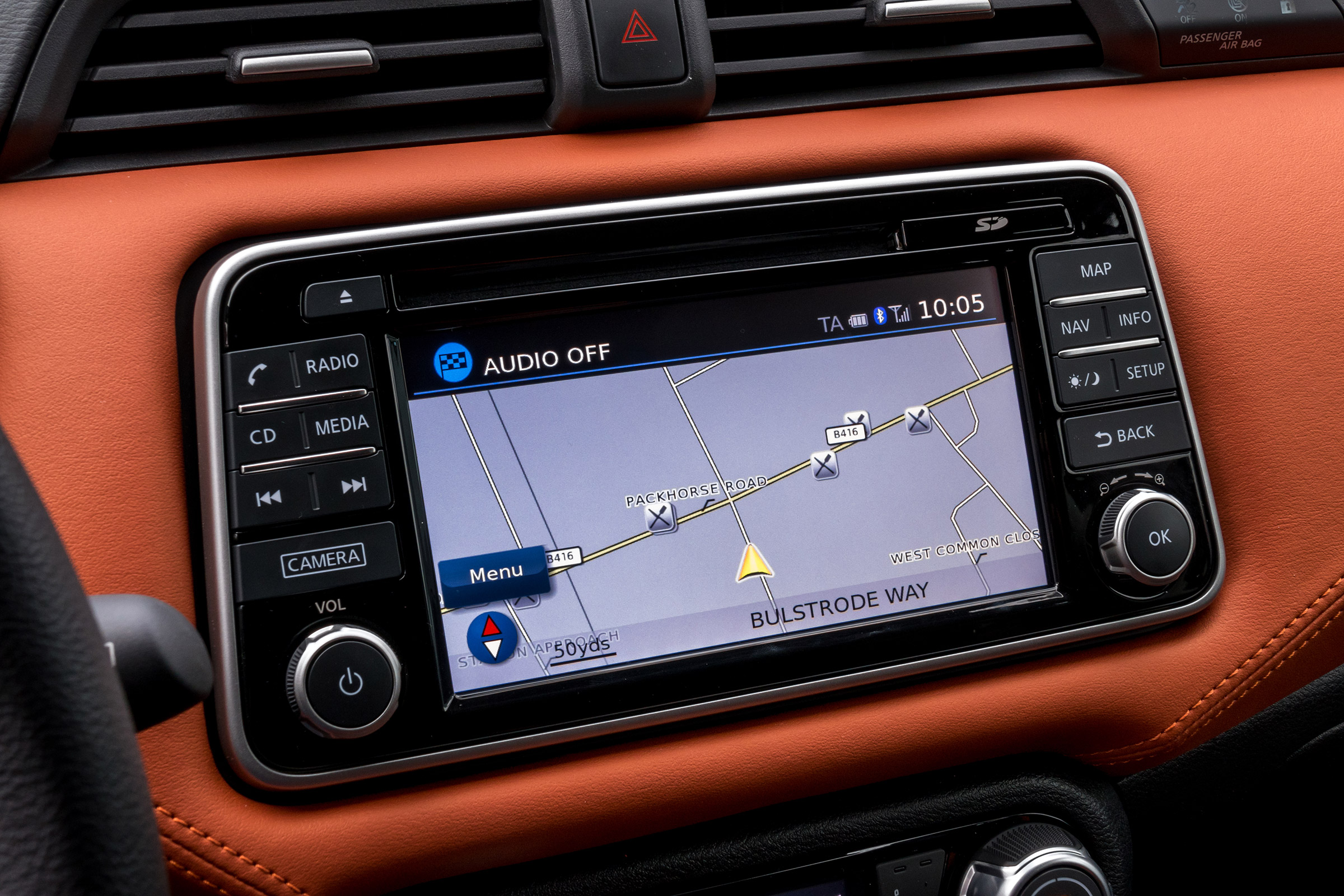 New Nissan Micra - sat-nav