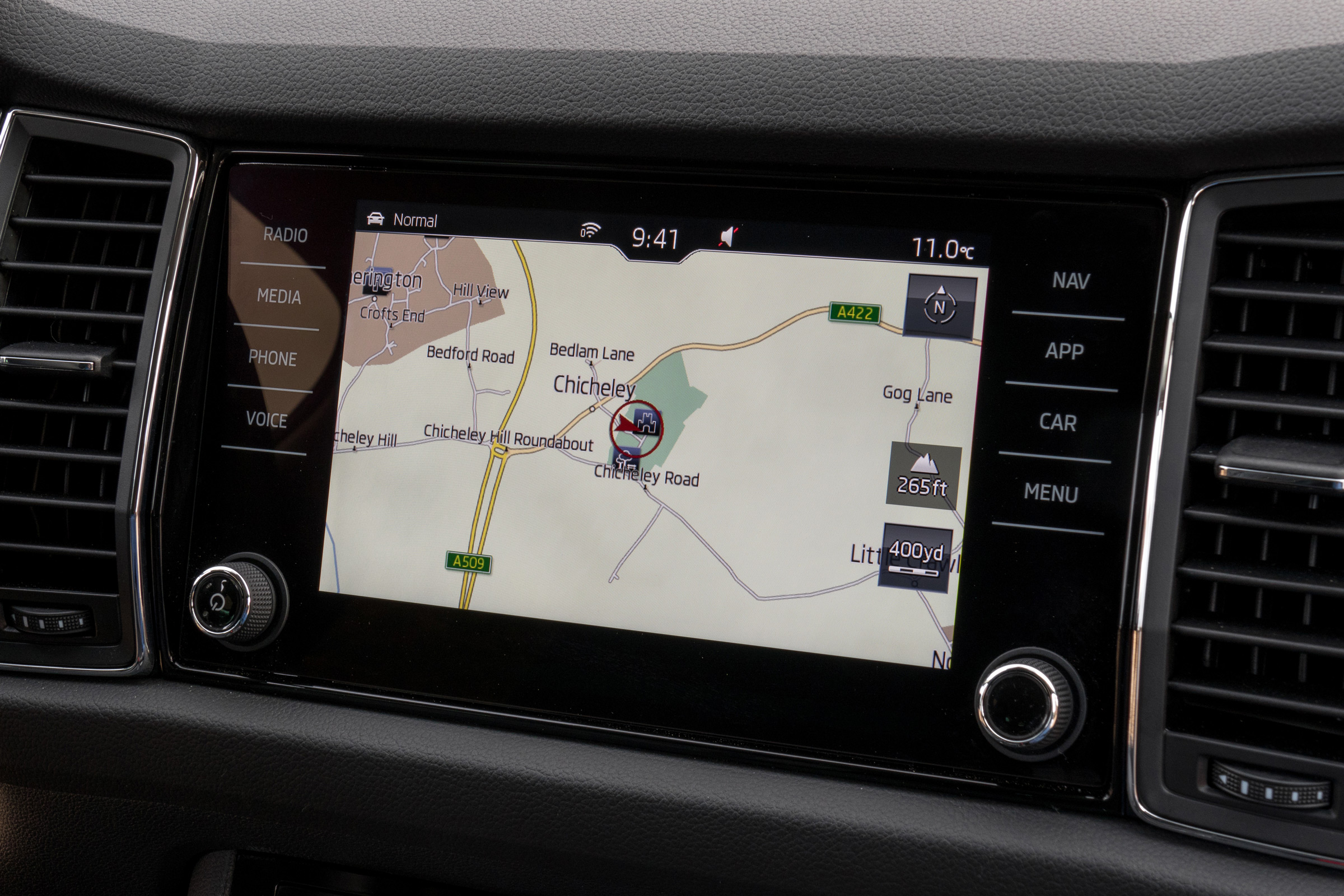 Skoda Kodiaq SUV - sat nav